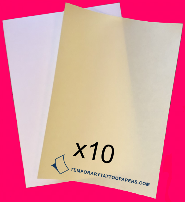 Temporary tattoo papers