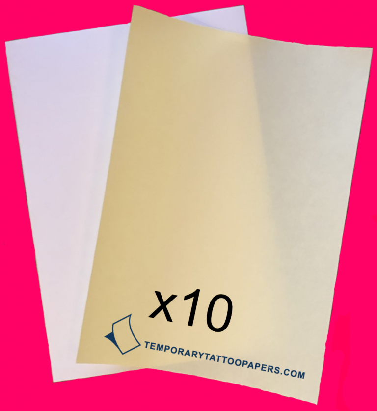 temporary tattoo paper laser printer