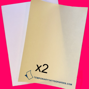 2 pcs tattoo papers