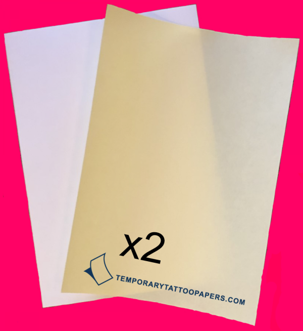 2 pcs tattoo papers